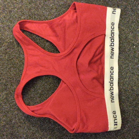 Red New Balance Sports Bra - Size XL - Picture 3 of 3